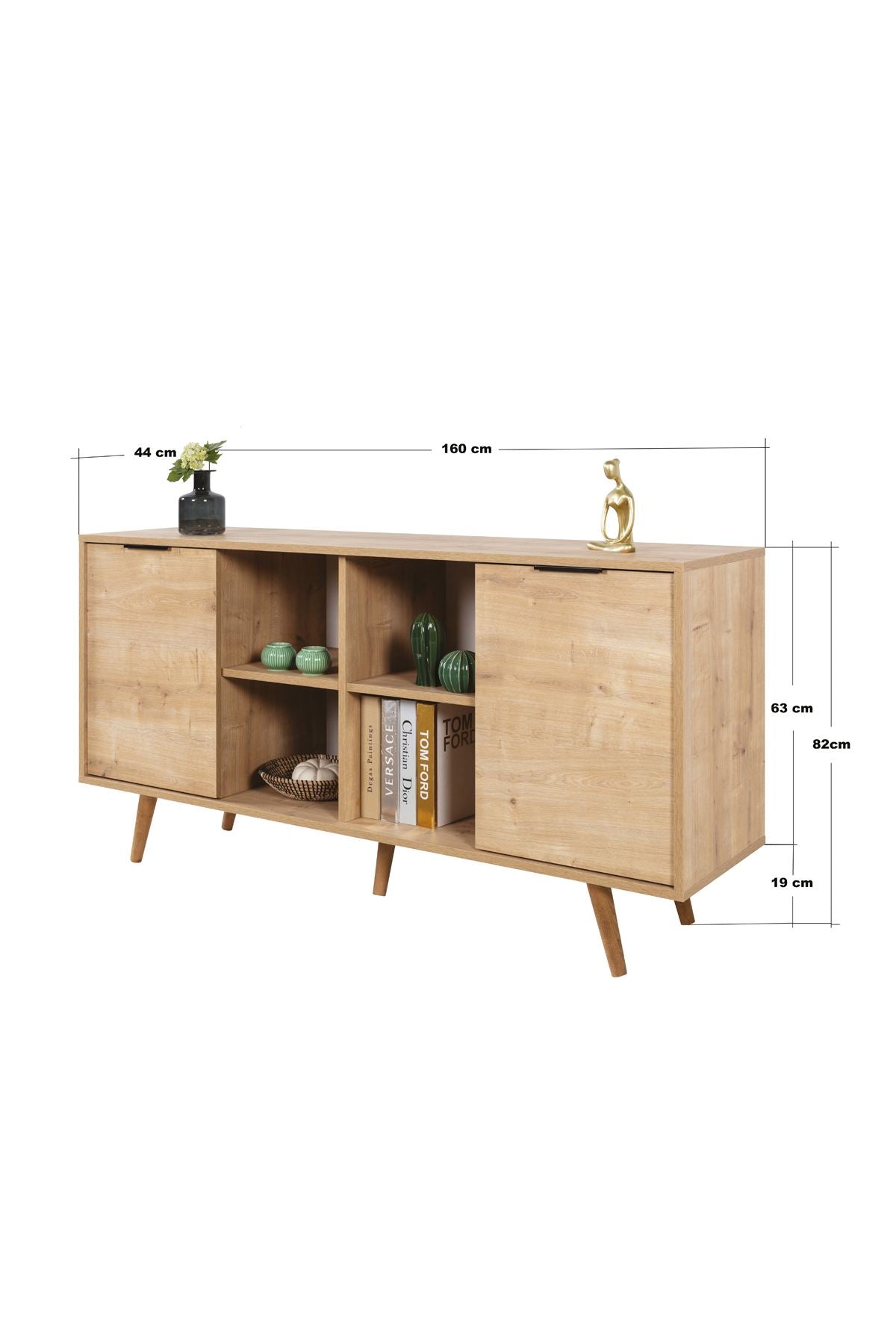Κονσόλα Μπουφές 160x82x44 εκ Δρυς Sapphire 707DWL1255