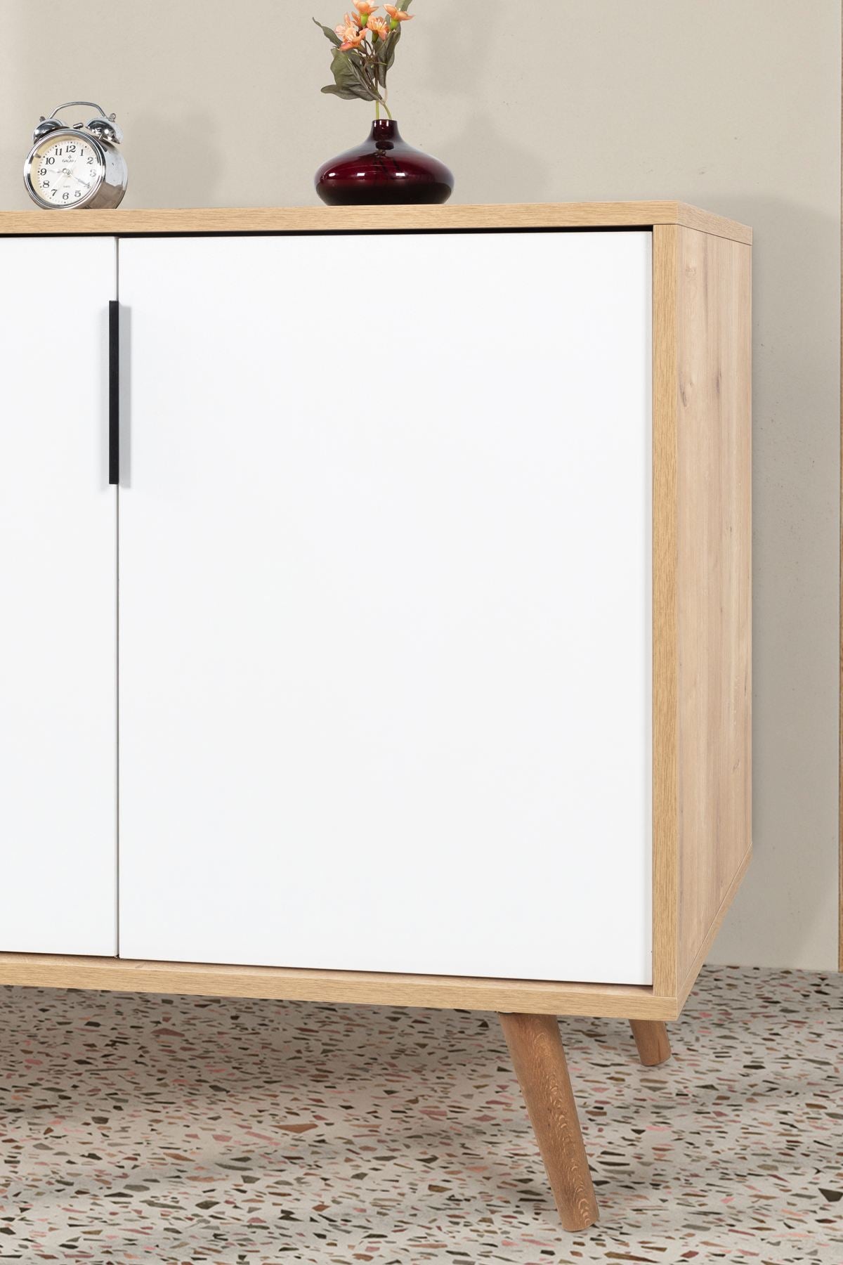 Κονσόλα Μπουφές 180x82x44 εκ Δρυς Sapphire / Λευκό 707DWL1260