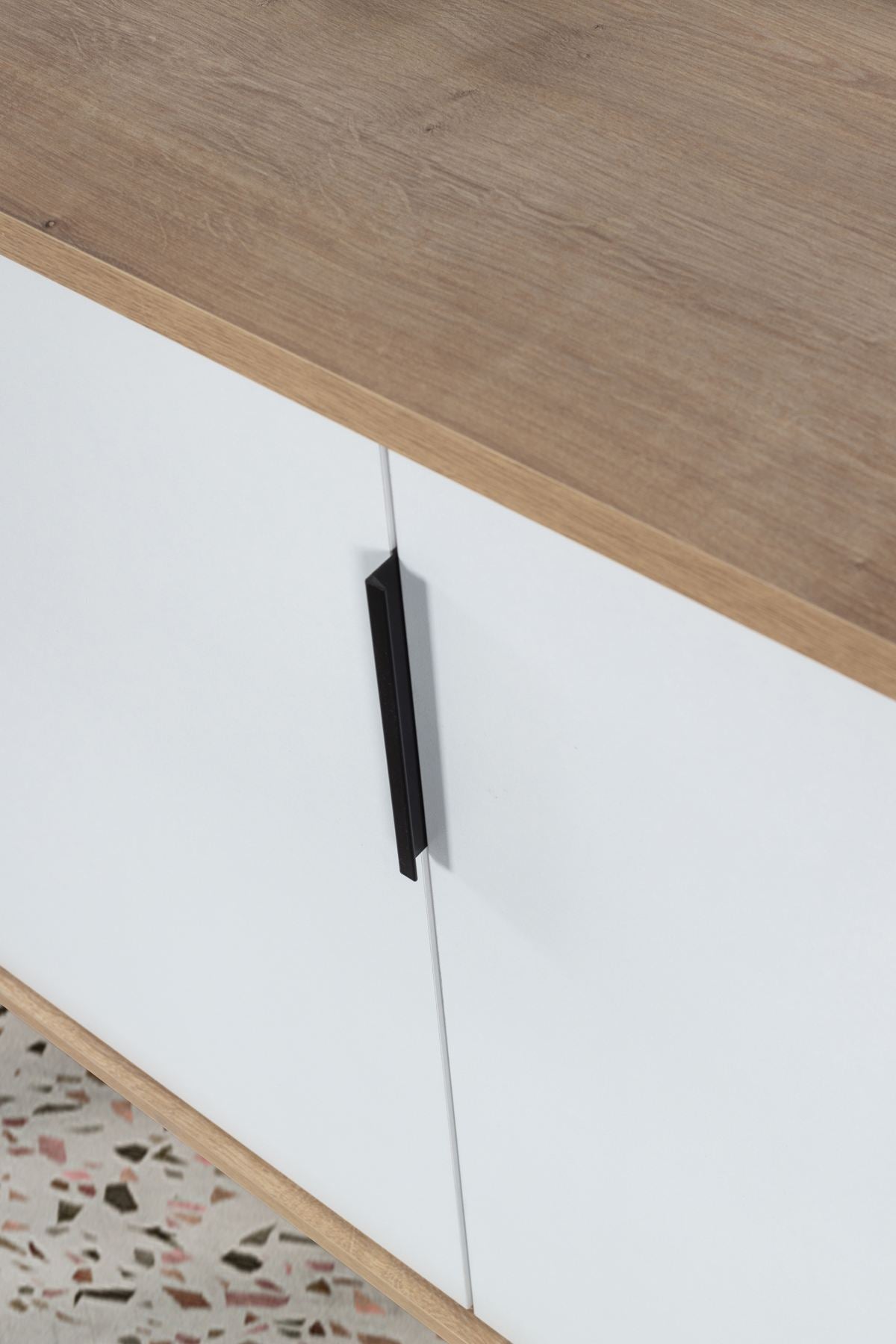 Κονσόλα Μπουφές 180x82x44 εκ Δρυς Sapphire / Λευκό 707DWL1260