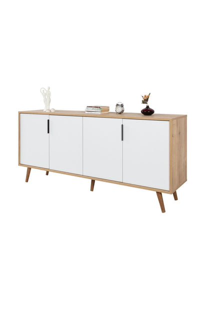 Κονσόλα Μπουφές 180x82x44 εκ Δρυς Sapphire / Λευκό 707DWL1260