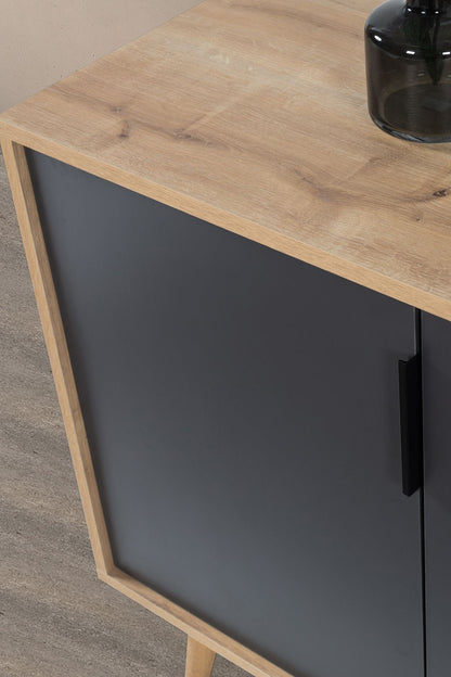 Κονσόλα Μπουφές 180x82x44 εκ Δρυς Sapphire / Ανθρακί 707DWL1261