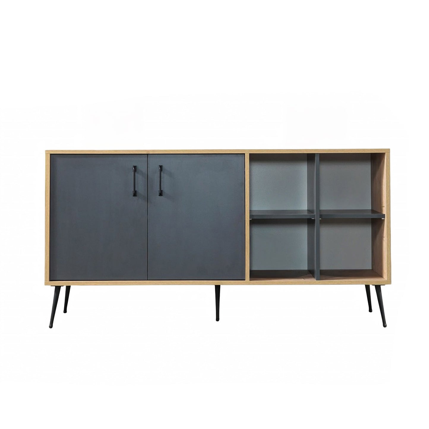 Κονσόλα Μπουφές 160x83x44 εκ Δρυς Sapphire / Ανθρακί 707DWL1268