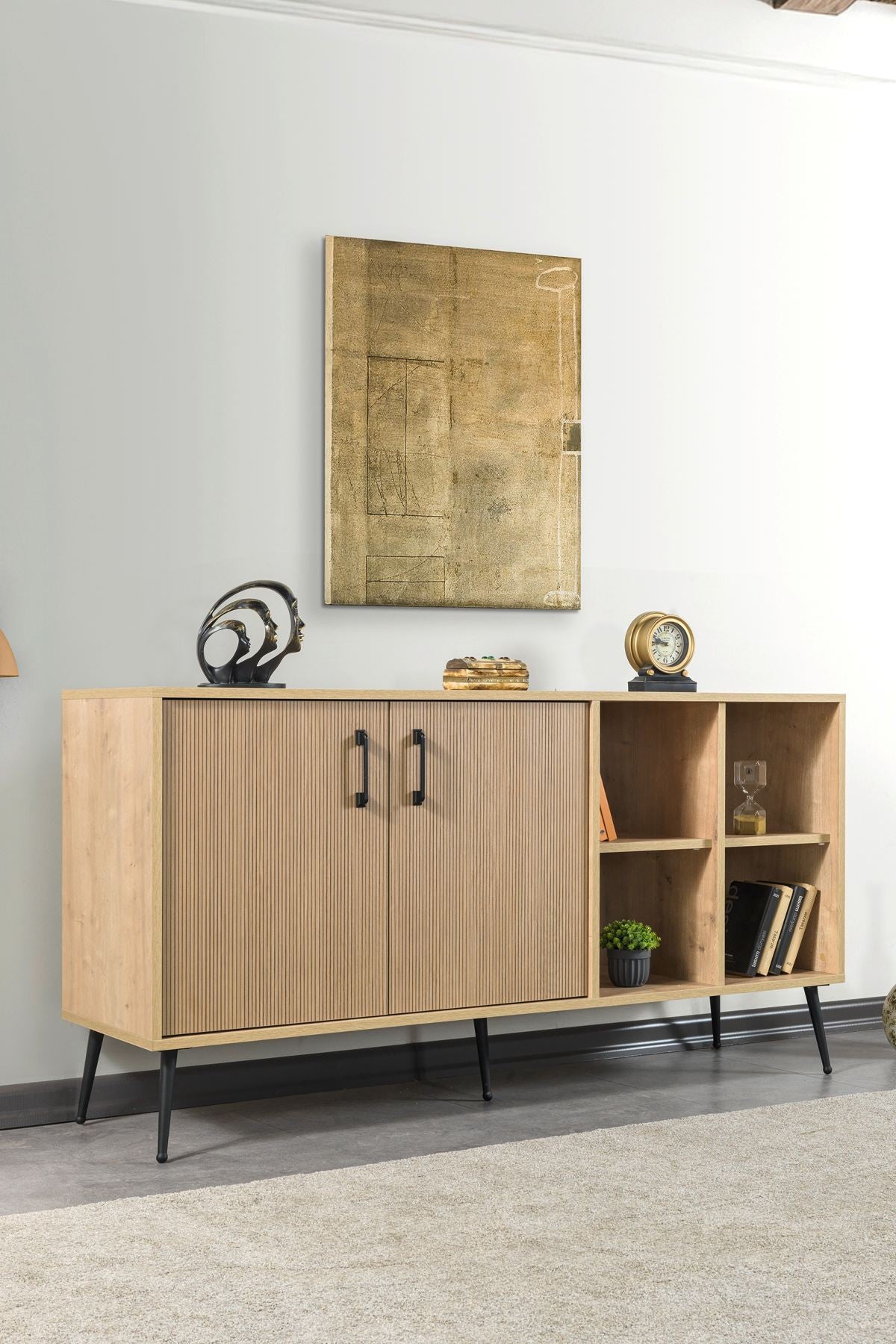 Κονσόλα Μπουφές 160x83x44 εκ Δρυς Sapphire 707DWL1269