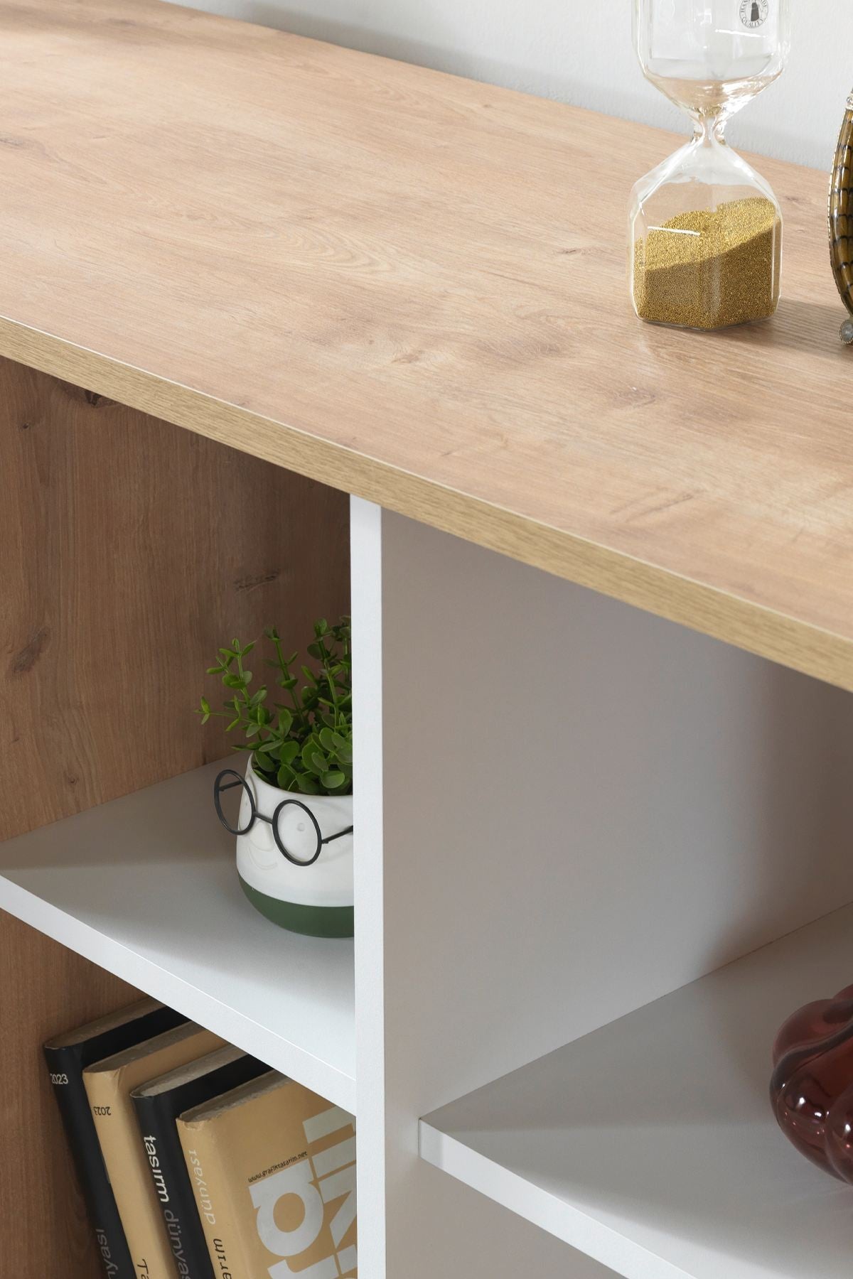 Κονσόλα Μπουφές 160x83x44 εκ Δρυς Sapphire / Λευκό 707DWL1270