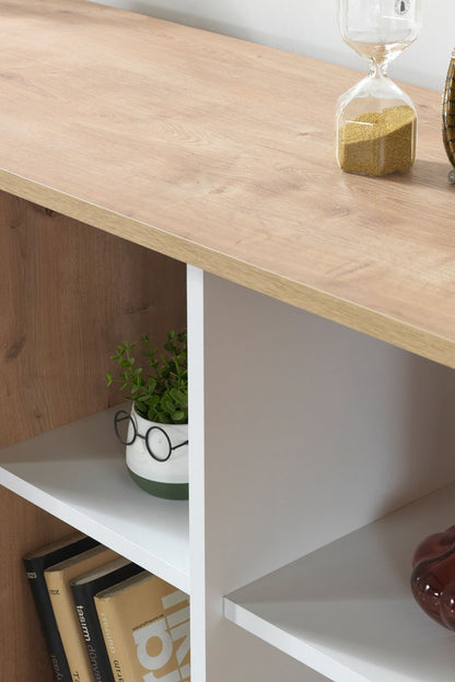 Κονσόλα Μπουφές 160x83x44 εκ Δρυς Sapphire / Λευκό 707DWL1270
