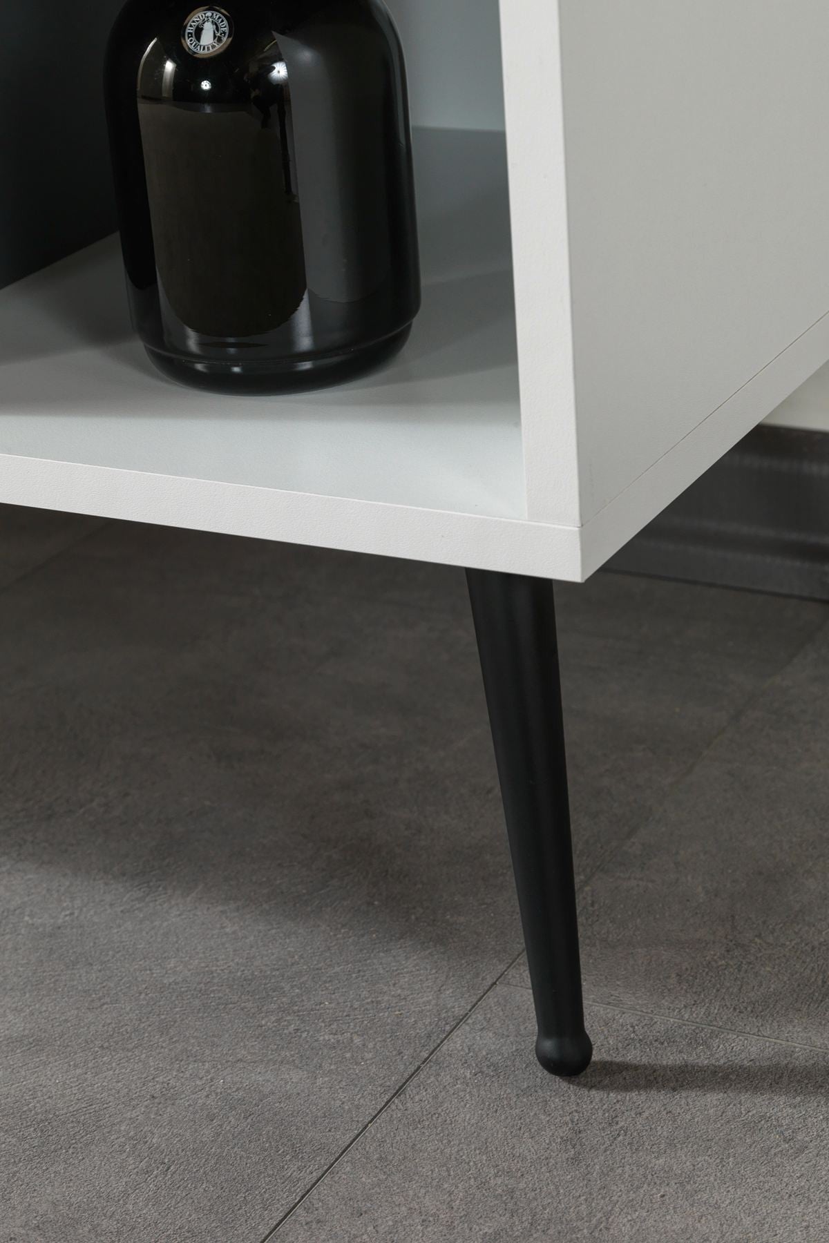Κονσόλα Μπουφές 160x83x44 εκ Λευκό / Ανθρακί 707DWL1271