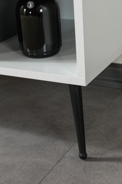 Κονσόλα Μπουφές 160x83x44 εκ Λευκό / Ανθρακί 707DWL1271