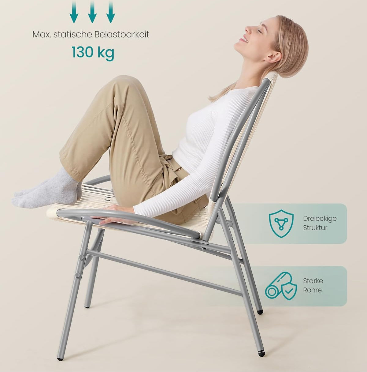 Μοντέρνο Σαλόνι Κήπου Μπαλκονιού σετ 3 τεμ. 2 Καρέκλες Πολυθρόνες Εργονομικές Στιβαρές Αντοχής έως 130 κιλά και Τραπεζάκι GG-F021GZ01