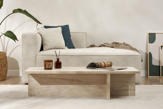 Τραπεζάκι Σαλονιού Travertine 120 x 45 x 30 εκ GR746NRD1103
