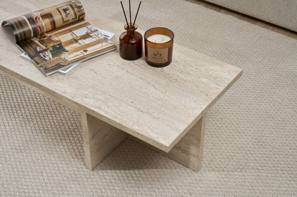 Τραπεζάκι Σαλονιού Travertine 120 x 45 x 30 εκ GR746NRD1103