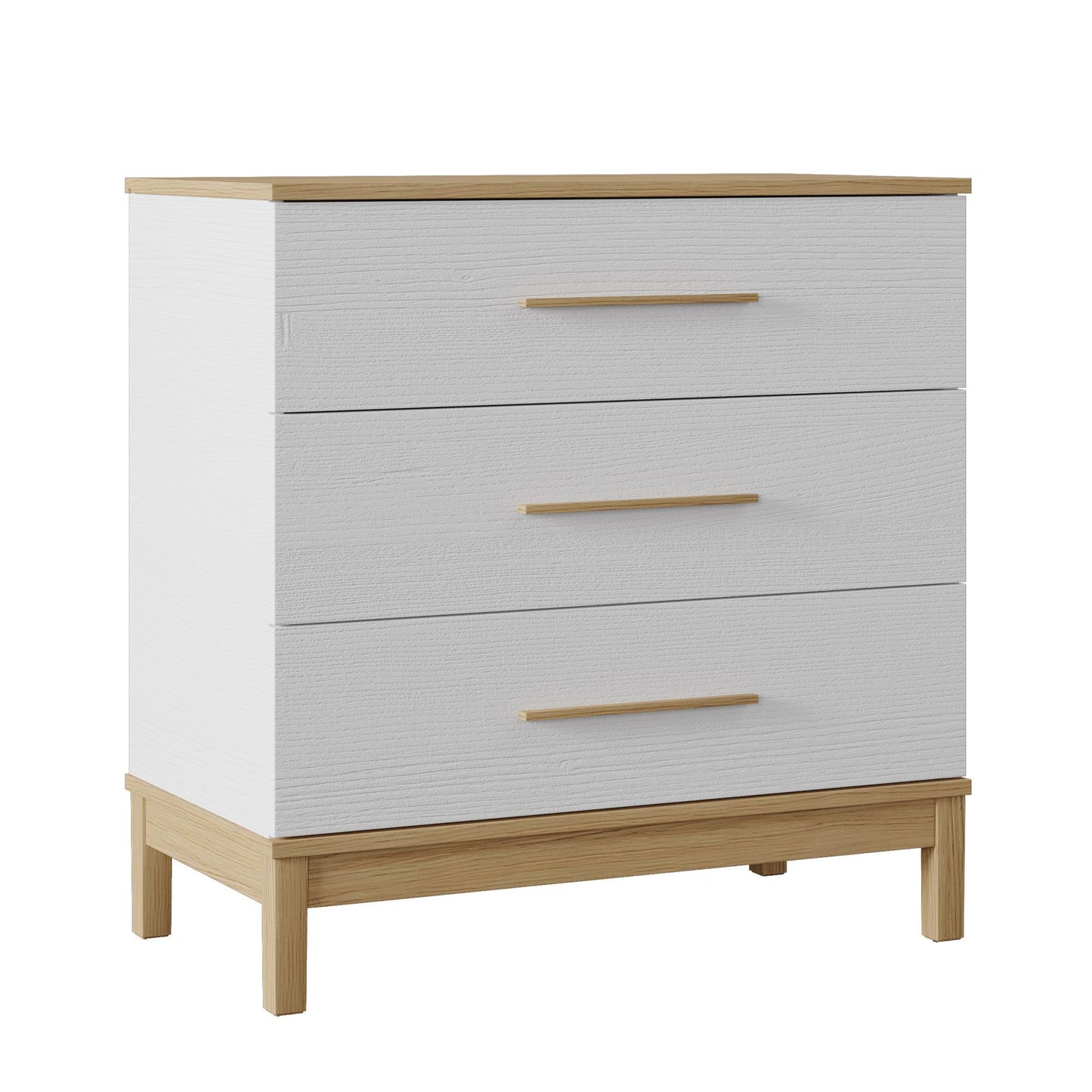 Συρταριέρα 90x91.75x48 εκ Wood / White Oak 762SRN1023