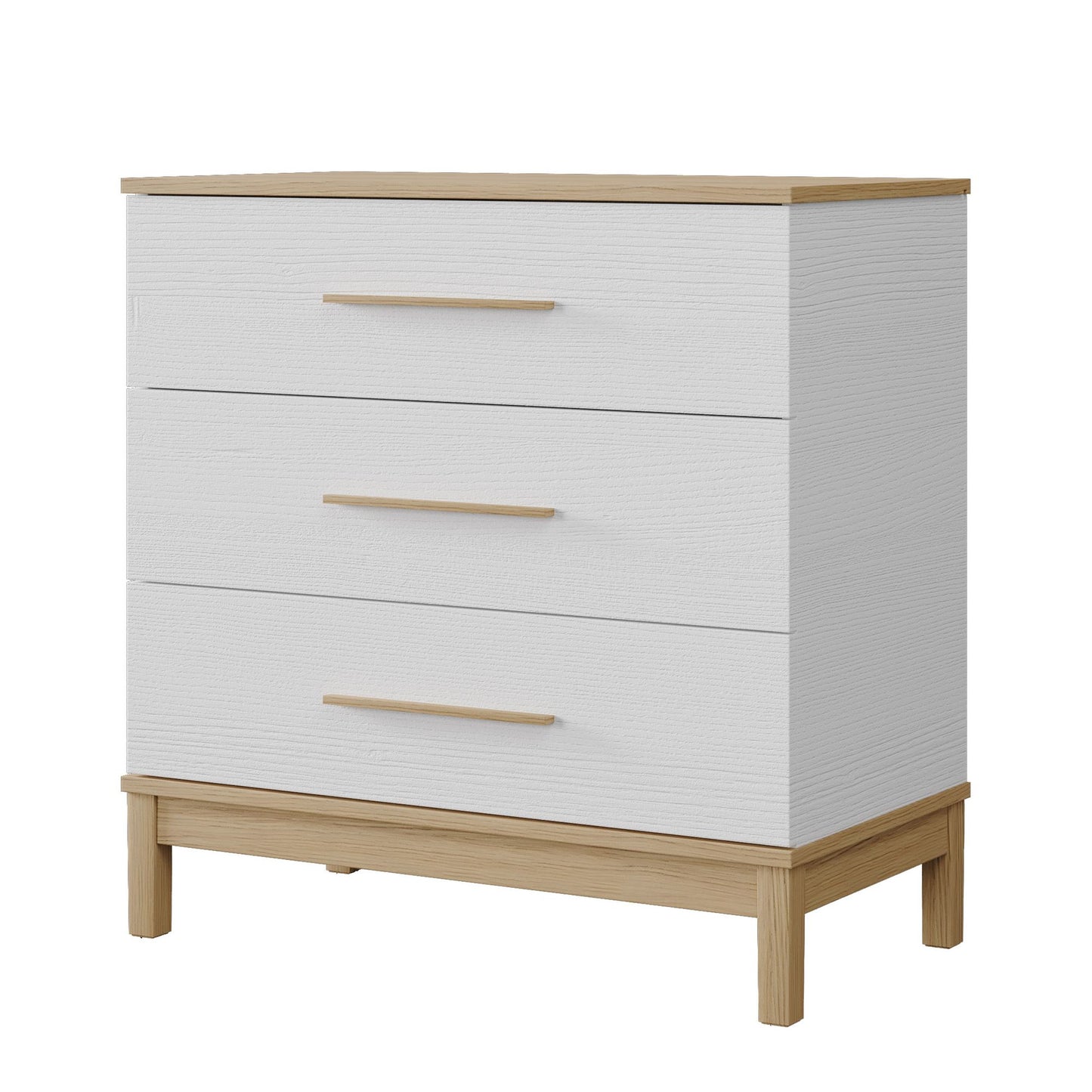 Συρταριέρα 90x91.75x48 εκ Wood / White Oak 762SRN1023