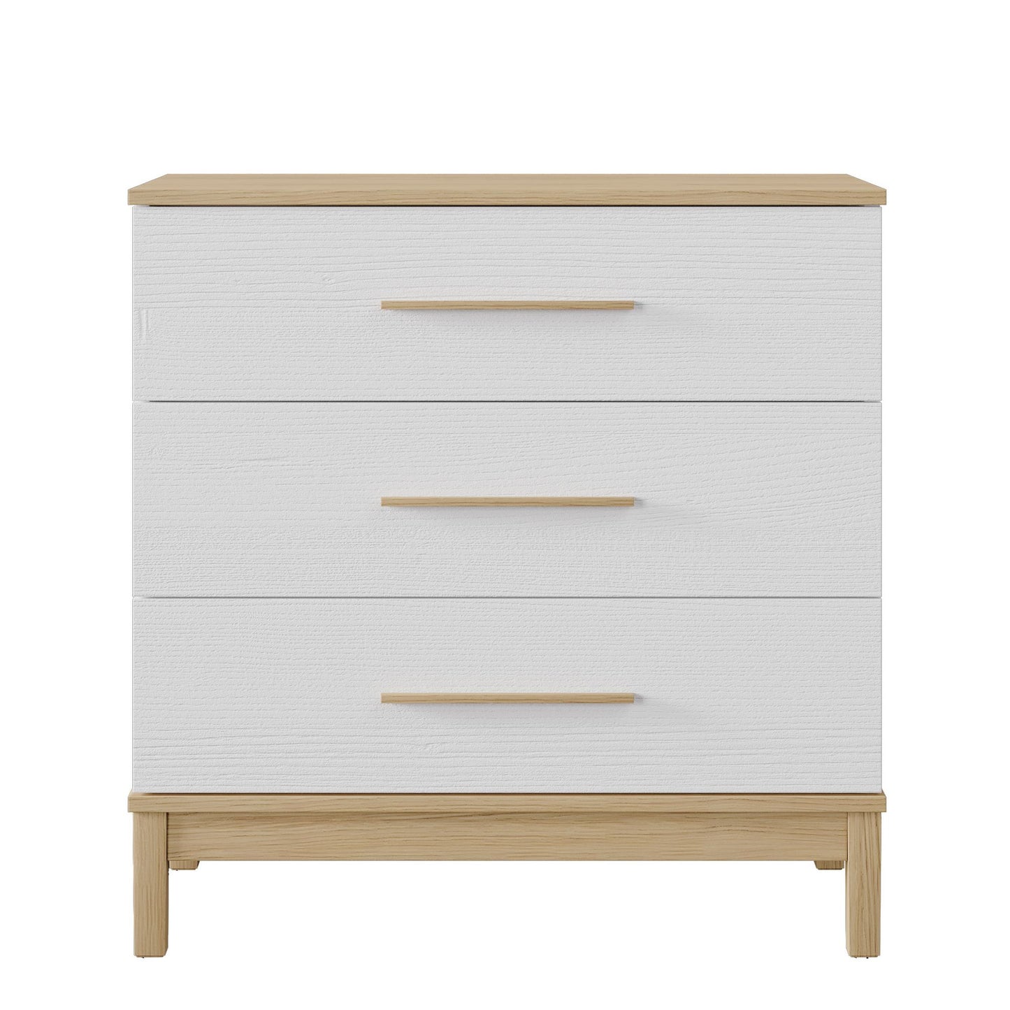 Συρταριέρα 90x91.75x48 εκ Wood / White Oak 762SRN1023