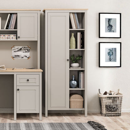 Βιβλιοθήκη Γκρι Δρυς 71x179.5x39.5 εκ 762SRN1032