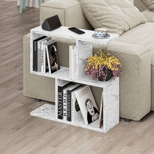Τραπεζάκι Σαλονιού Μάρμαρο Carrara 60 x 20 x 60 εκ GR776HMS2870