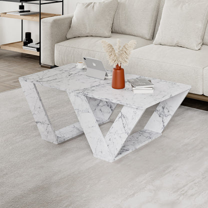 Τραπεζάκι Σαλονιού Μάρμαρο Carrara 110 x 60 x 40 εκ GR776HMS2875