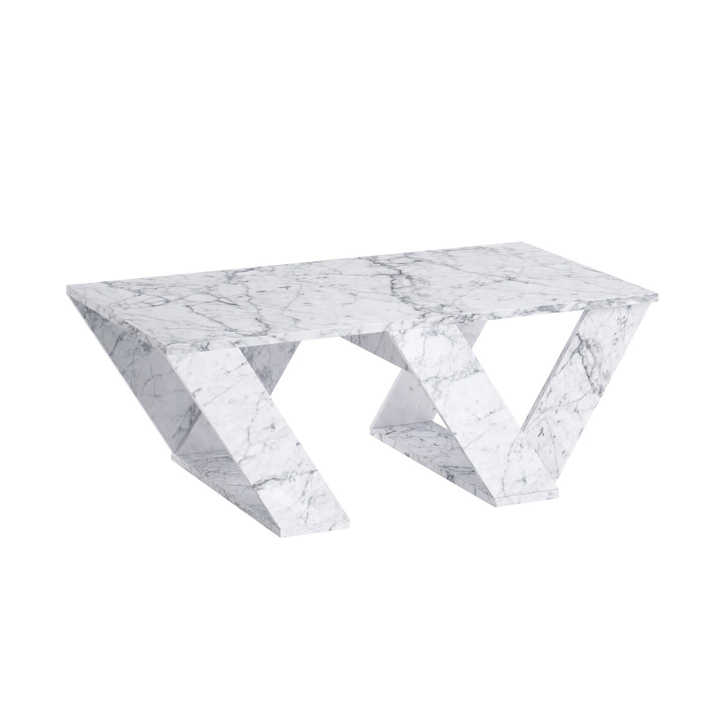 Τραπεζάκι Σαλονιού Μάρμαρο Carrara 110 x 60 x 40 εκ GR776HMS2875