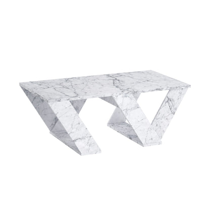 Τραπεζάκι Σαλονιού Μάρμαρο Carrara 110 x 60 x 40 εκ GR776HMS2875