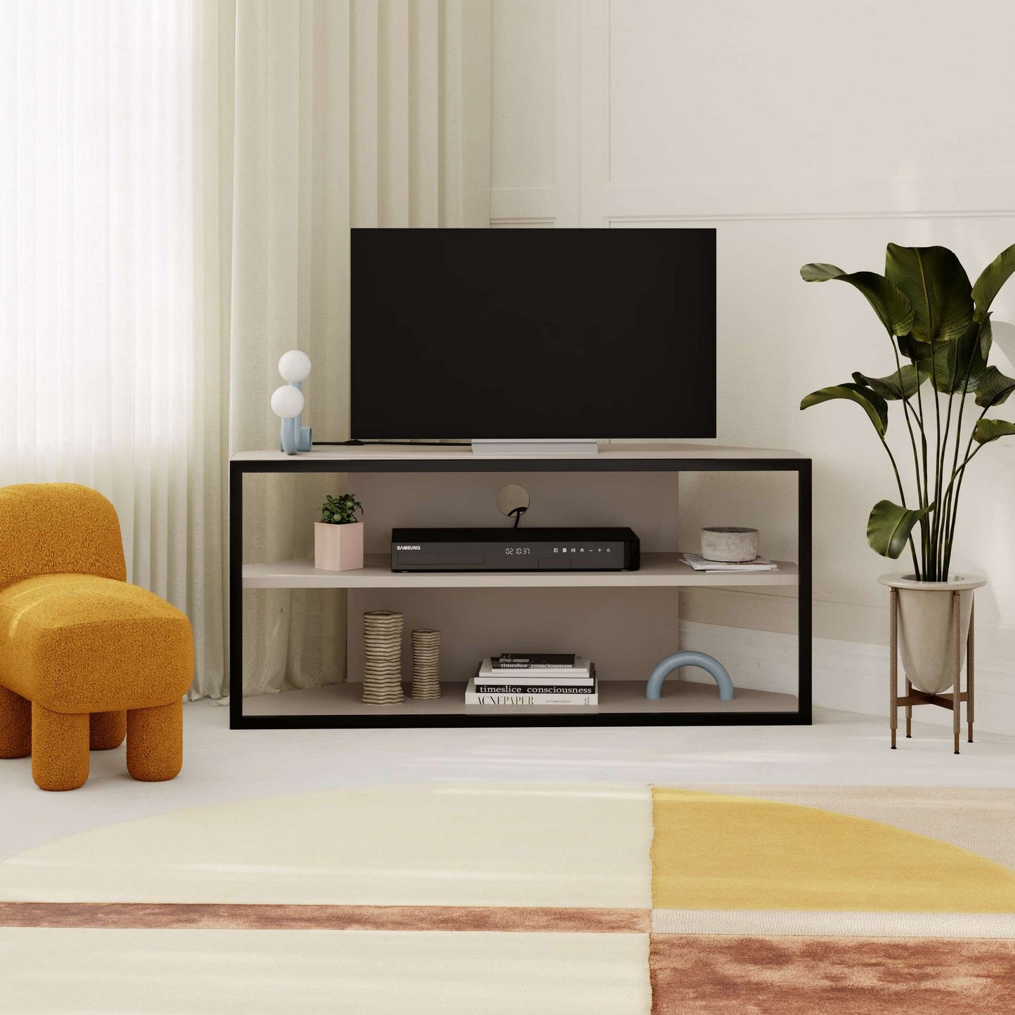 Έπιπλο Τηλεόρασης TV Βάση Σύνθεση Light Mocha | 776HMS3132