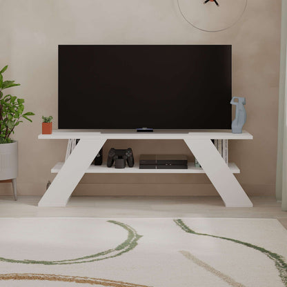 Έπιπλο Τηλεόρασης TV Βάση Σύνθεση Λευκό | 776HMS3136