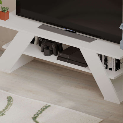 Έπιπλο Τηλεόρασης TV Βάση Σύνθεση Λευκό | 776HMS3136