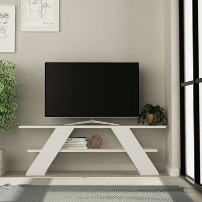 Έπιπλο Τηλεόρασης TV Βάση Σύνθεση Λευκό | 776HMS3136