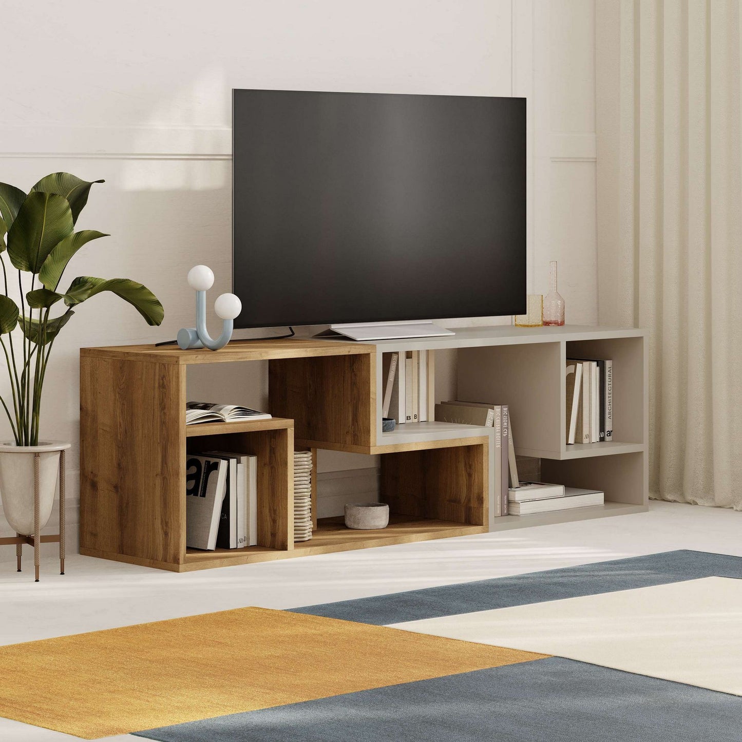 Έπιπλο Τηλεόρασης TV Βάση Σύνθεση Hitit Sandstone | 776HMS3141