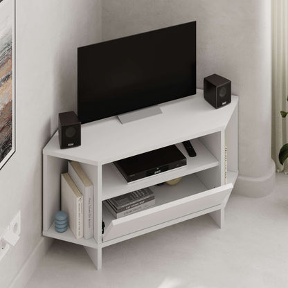 Έπιπλο Τηλεόρασης TV Βάση Σύνθεση Λευκό | 776HMS3144