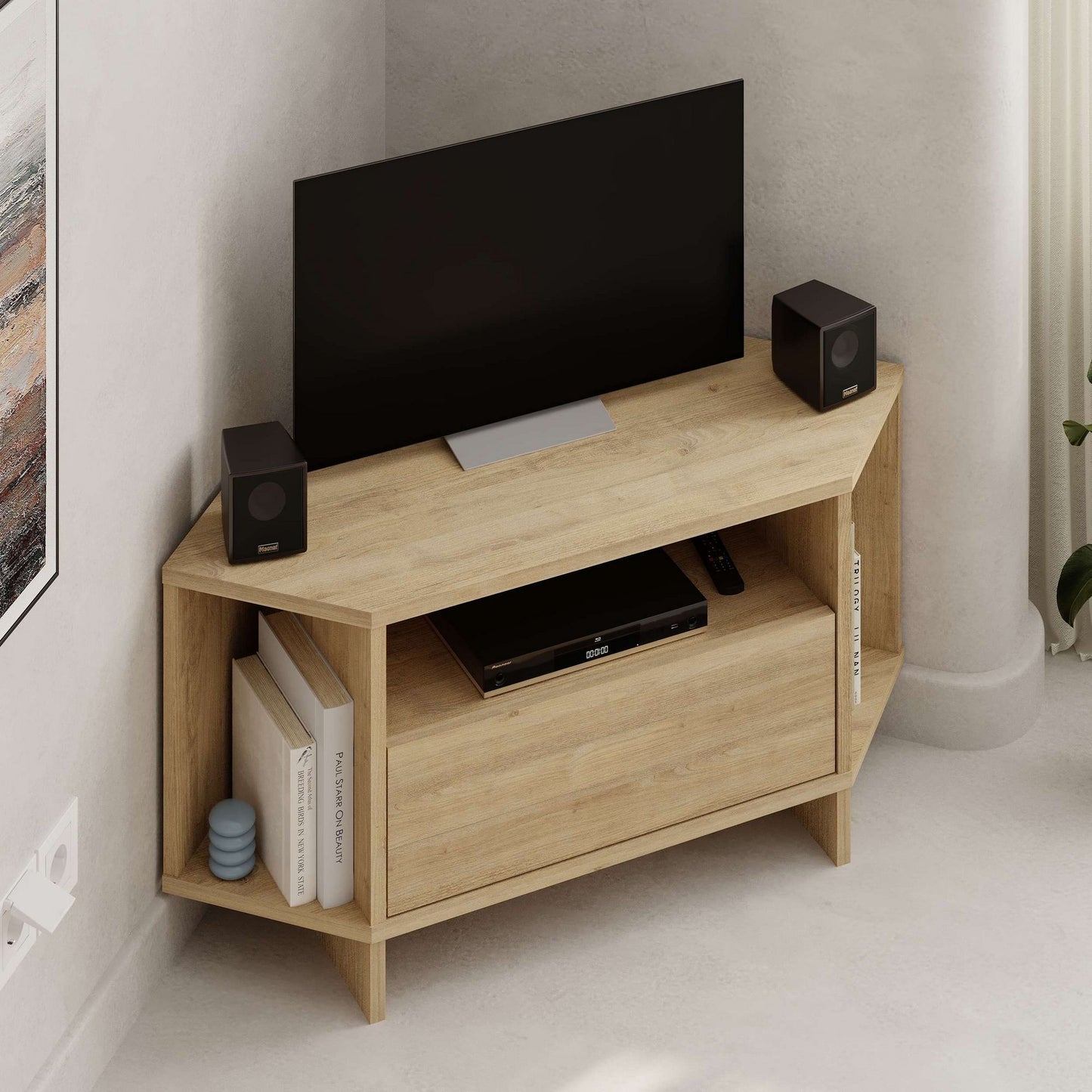 Έπιπλο Τηλεόρασης TV Βάση Σύνθεση Sapphire Δρυς | 776HMS3147