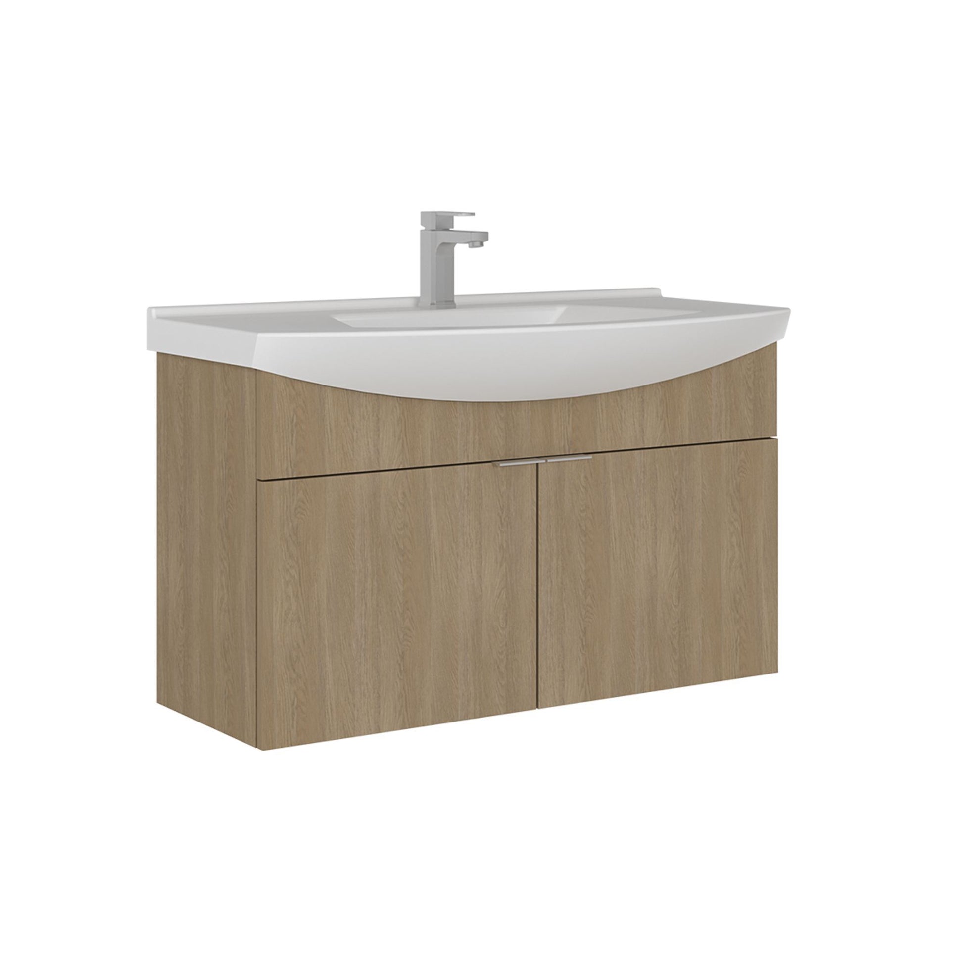 Έπιπλο Μπάνιου με Νιπτήρα σε χρώμα Δρυς Sonoma, 785PNC1264.