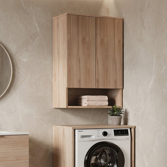 Ντουλάπι Καθρέφτης Μπάνιου 70x100x36 εκ. Δρυς | 785PNC1464