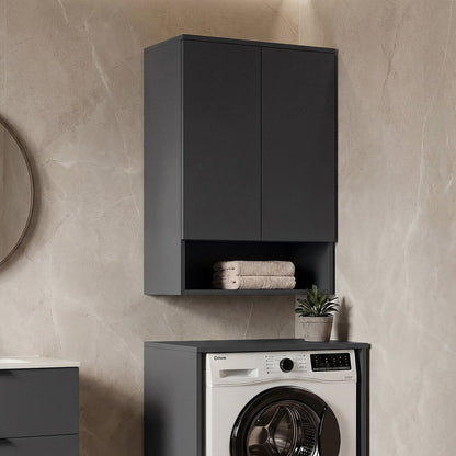 Ντουλάπι Καθρέφτης Μπάνιου 70x100x36 εκ. Matte Anthracite | 785PNC1465