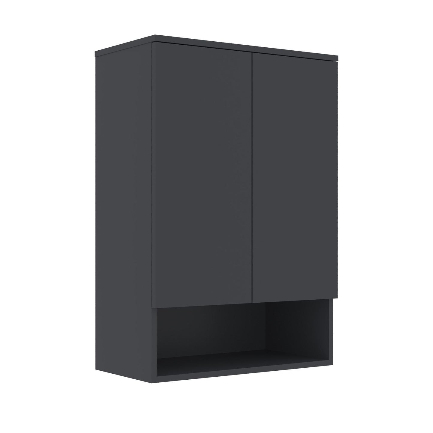 Ντουλάπι Καθρέφτης Μπάνιου 70x100x36 εκ. Matte Anthracite | 785PNC1465