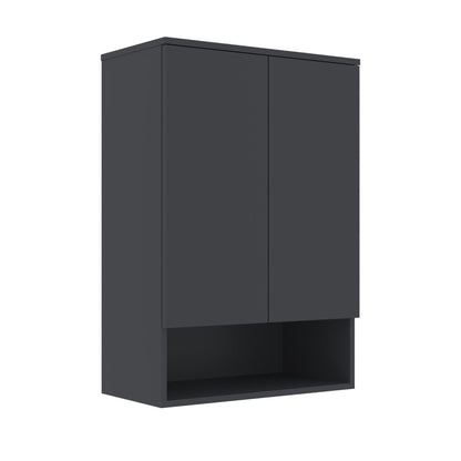 Ντουλάπι Καθρέφτης Μπάνιου 70x100x36 εκ. Matte Anthracite | 785PNC1465