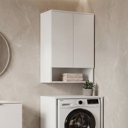Ντουλάπι Καθρέφτης Μπάνιου 70x100x36 εκ. Matte White | 785PNC1466
