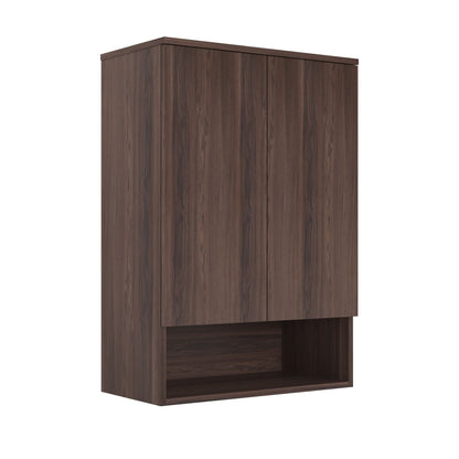 Ντουλάπι Καθρέφτης Μπάνιου 70x100x36 εκ. Dark Walnut | 785PNC1467