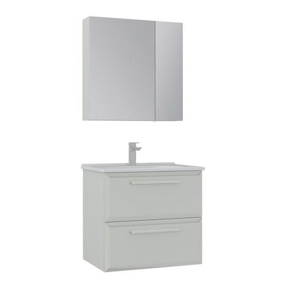 Σετ Επίπλου Μπάνιου με Νιπτήρα & Καθρέφτη (2 Τεμάχια) σε χρώμα Κασμίρ, 785PNC1646.