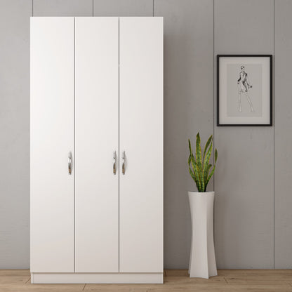 Ντουλάπα 90x181x50 εκ Λευκό 787CDL1309