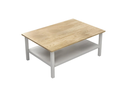 Τραπεζάκι Σαλονιού Wooden - Λευκό 100 x 70 x 43 εκ GR787CDL1905