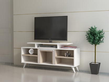 Έπιπλο Τηλεόρασης TV Βάση Σύνθεση Λευκό Cordoba | 788DEC3002