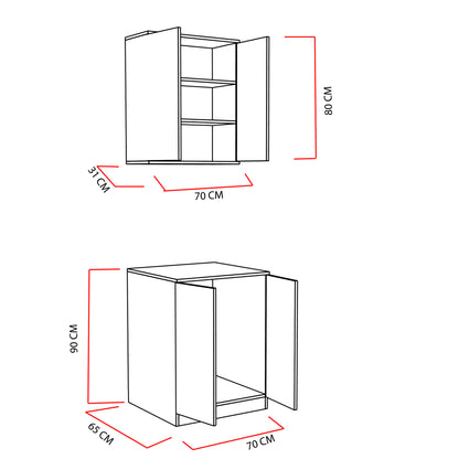 Ντουλάπι Καθρέφτης Μπάνιου 70x90x65 εκ. Λευκό | 788DEC3910