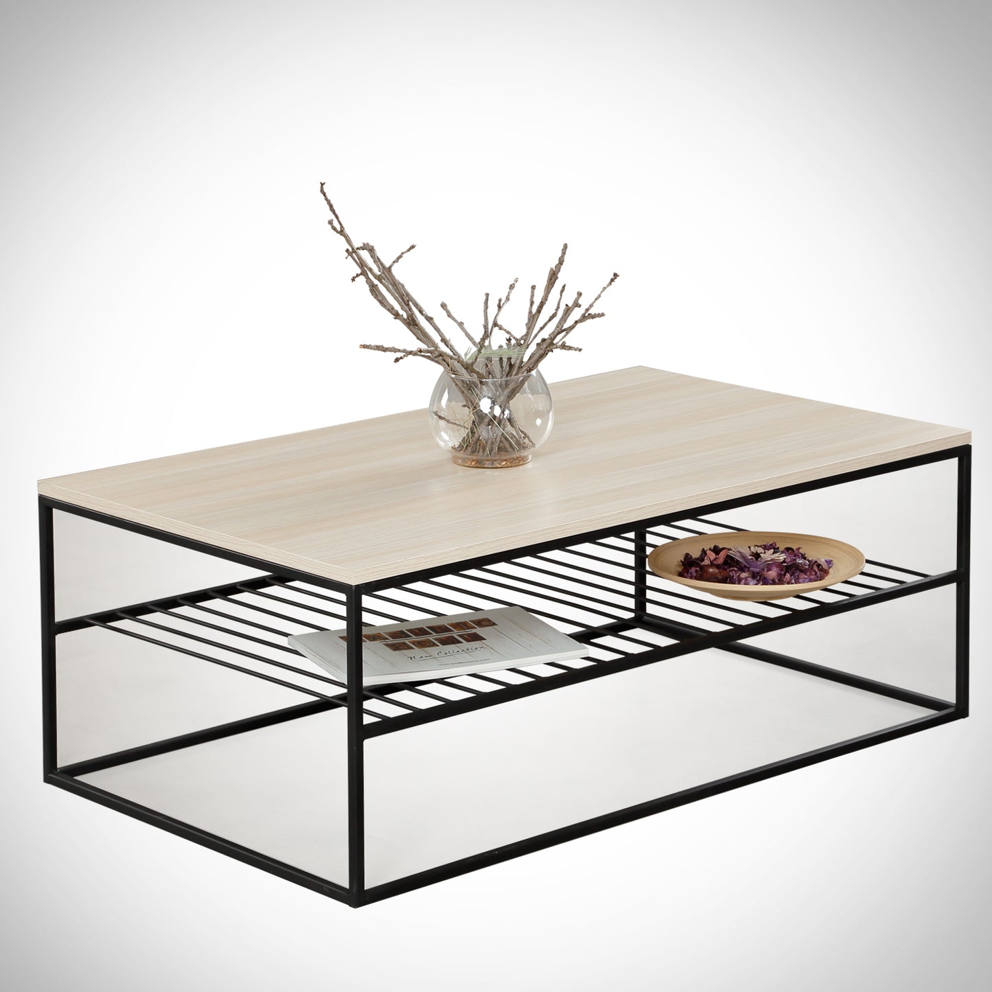Τραπεζάκι Σαλονιού Δρυς 95 x 55 x 43 εκ GR801CMY2833
