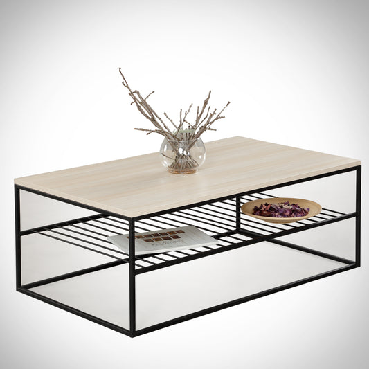 Τραπεζάκι Σαλονιού Δρυς 95 x 55 x 43 εκ GR801CMY2833