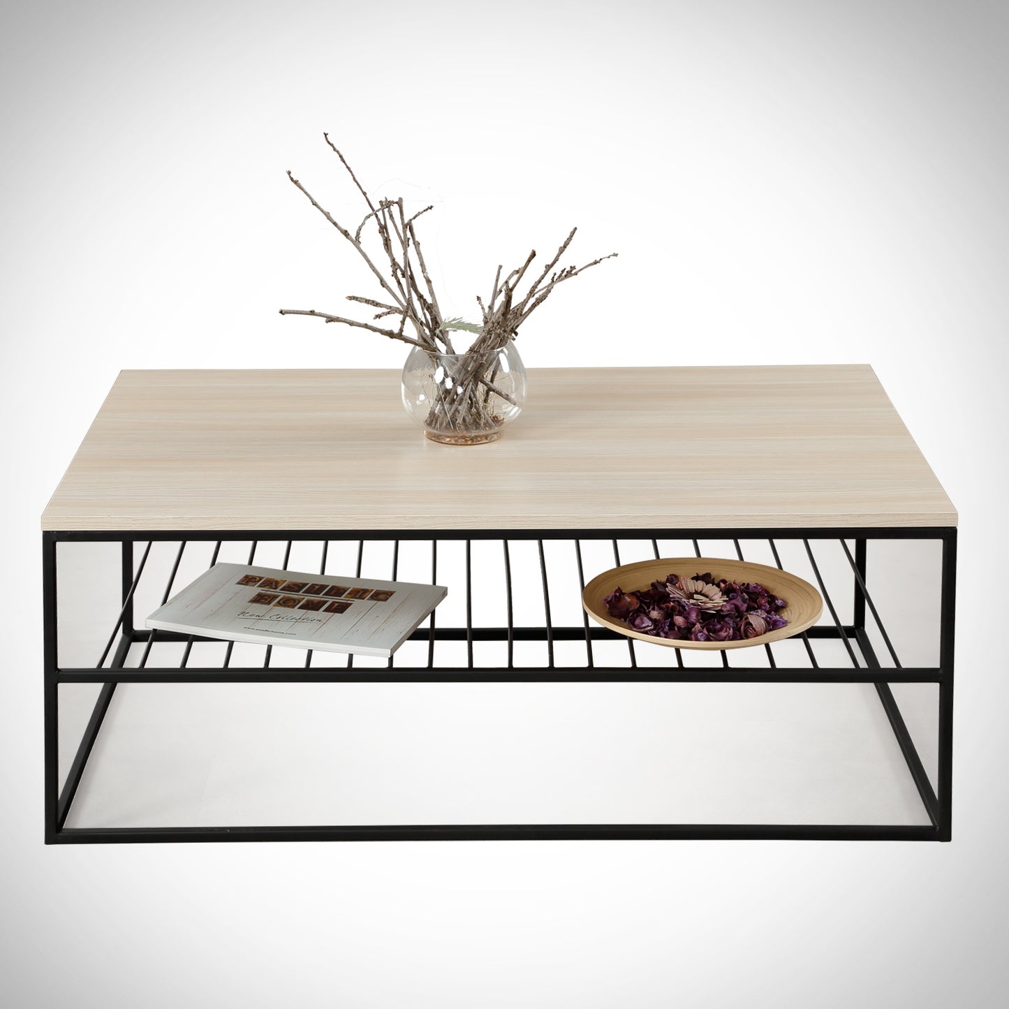 Τραπεζάκι Σαλονιού Δρυς 95 x 55 x 43 εκ GR801CMY2833