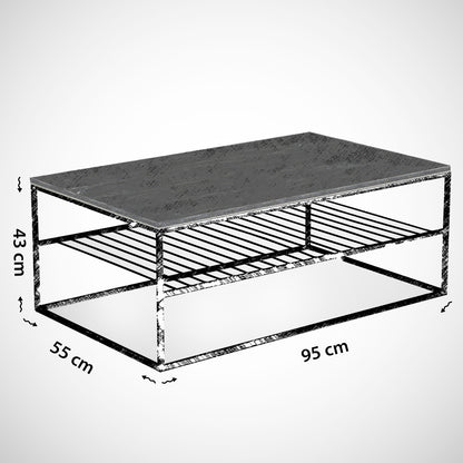 Τραπεζάκι Σαλονιού Sea Δρυς 95 x 55 x 43 εκ GR801CMY2835