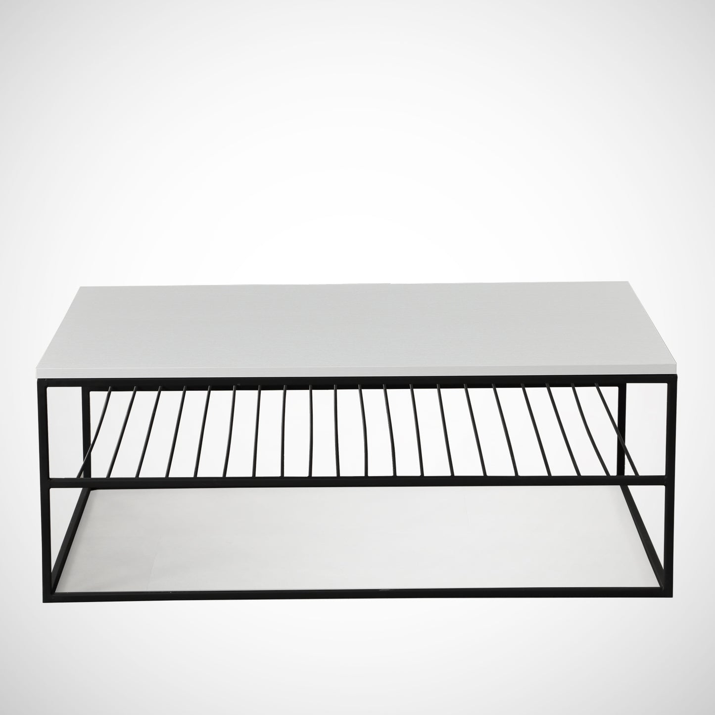 Τραπεζάκι Σαλονιού Λευκό 95 x 55 x 43 εκ GR801CMY2836
