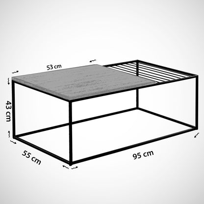 Τραπεζάκι Σαλονιού Δρυς 95 x 55 x 43 εκ GR801CMY2840