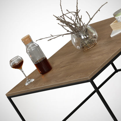 Τραπεζάκι Σαλονιού Καυκάσια Δρυς 75 x 75 x 43 εκ GR801CMY2848