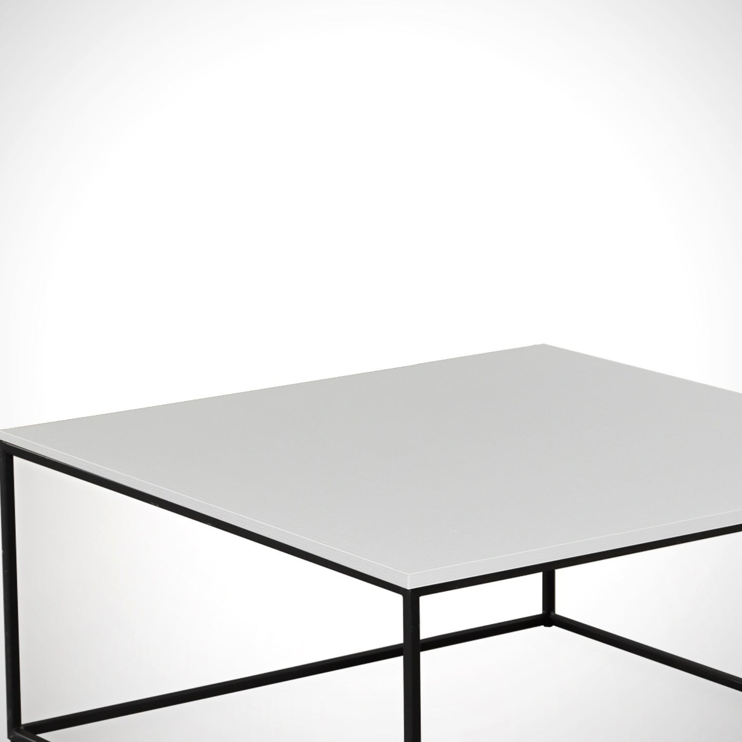 Τραπεζάκι Σαλονιού Λευκό 75 x 75 x 43 εκ GR801CMY2850