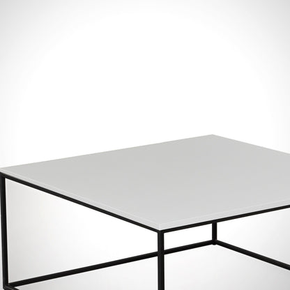 Τραπεζάκι Σαλονιού Λευκό 75 x 75 x 43 εκ GR801CMY2850